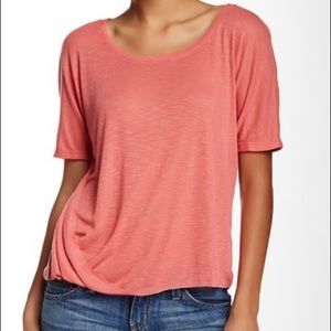 NWT Splendid Drapey Short Sleeve Tee